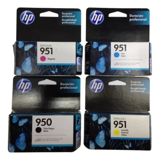 Cartuchos Hp 950 Negro Y Cian Magenta Amarillo Orginal