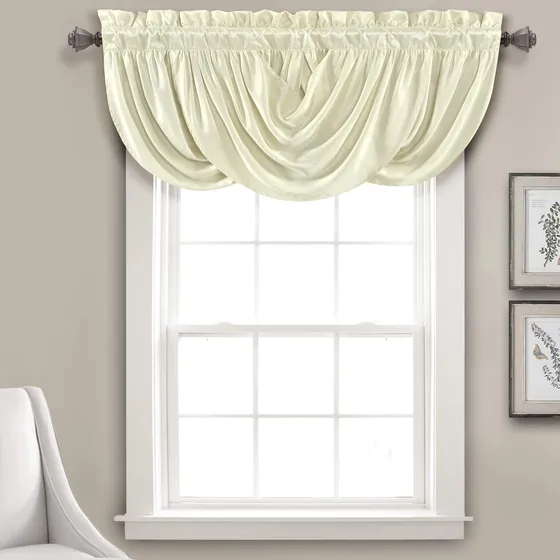 Cortina Elegante Lush Decor, De Cascada Para Sala