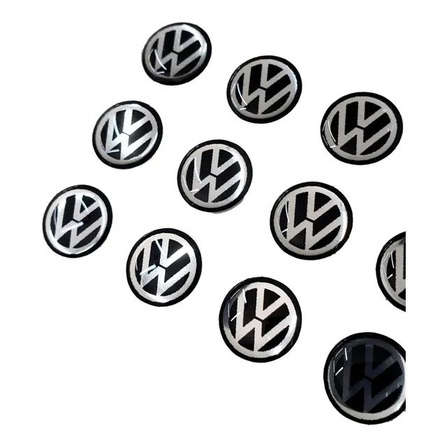 Emblema Adesivo Resinado 14mm Chave Canivete Vw Gol G4 G5 G6