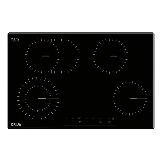 Tope De Cocina Eléctrico Vitro Touch 4h 76cm Alemania Drija
