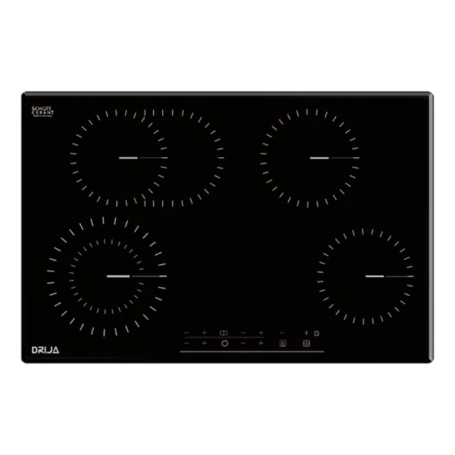 Tope De Cocina Eléctrico Vitro Touch 4h 76cm Alemania Drija