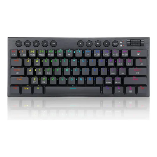 TECLADO GAMER REDRAGON HORUS MINI K632-RGB 60% SWICH RED ING COLOR DEL TECLADO NEGRO IDIOMA INGLÉS US