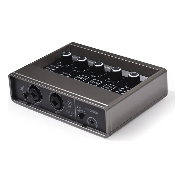 Mm Interfaz De Música Con Conector De Tarjeta De Sonido Y