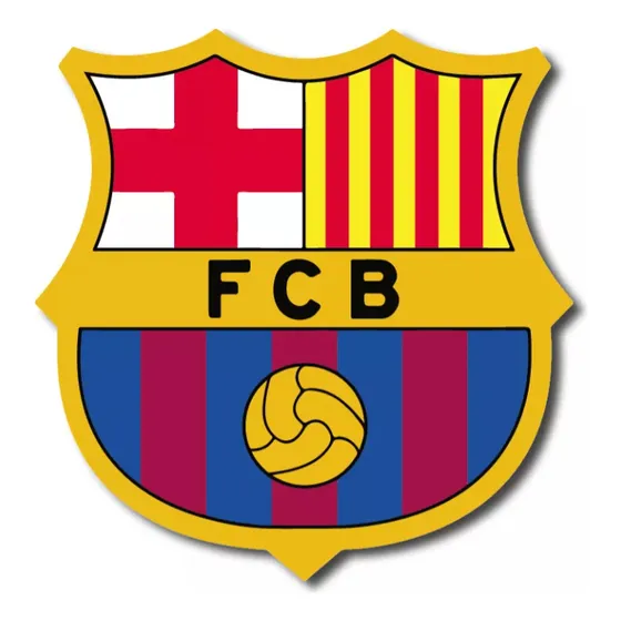 Cuadro Decorativo Escudo Barcelona 20x20 Cms