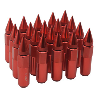 Kit Tuercas Tipo Bala Picos 12x1.25 Rojas Kit Tuercas Tipo Bala Picos 12x1.25 Rojas