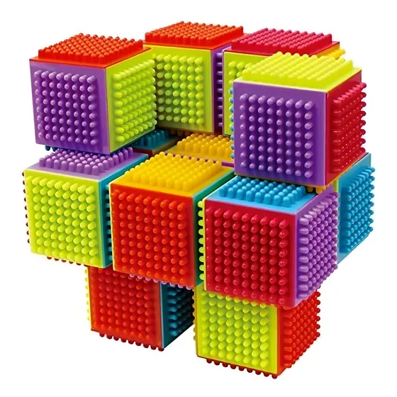 Bloques Encastre Apilables Coloridos 24 Pcs Niños Color Foto