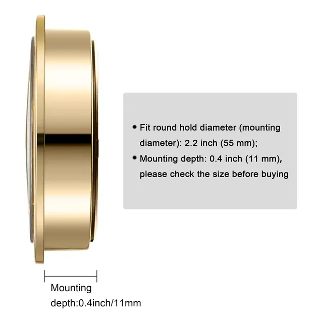 Hicarer Reloj Cuarzo 2.4  (2.402 In) Numero Romano (borde