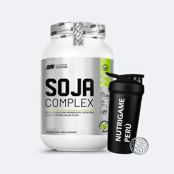 Soja Complex 1.5 Kg Proteina De Soya Vegana - Fisica Sabor Vainila / Chocolate / Cookies