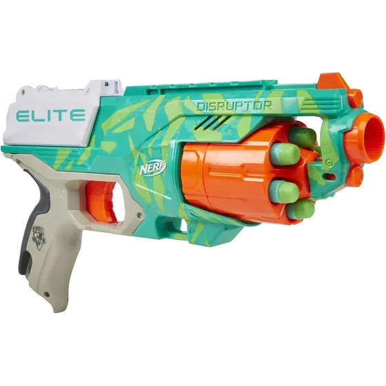 Nerf Elite Disruptor - Pistola Dinámica De Dardos Verdes