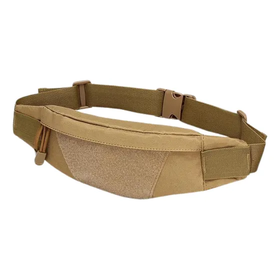 Riñonera Táctica Fighty Bag Cangurera Minimalista Color Caqui