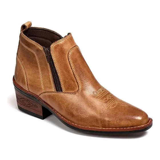 Botas De Cuero Estilo Country Unisex Del 36 Al 44