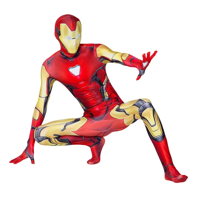 Disfraz De Hierro Para Niños, De Spandex, Halloween Hot