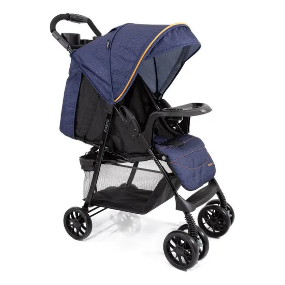 Carrinho de Bebê Cosco Kids, Griffy, Jeans