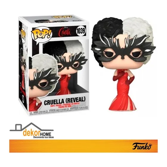 Figura De Acción Disney Cruella De Funko Pop!