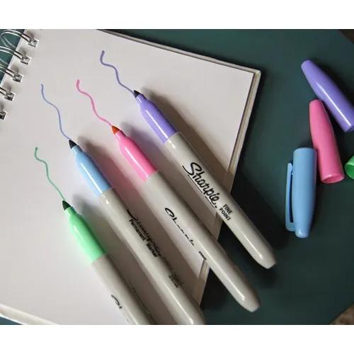Set De Marcadores Sharpie Colores Pastel X12