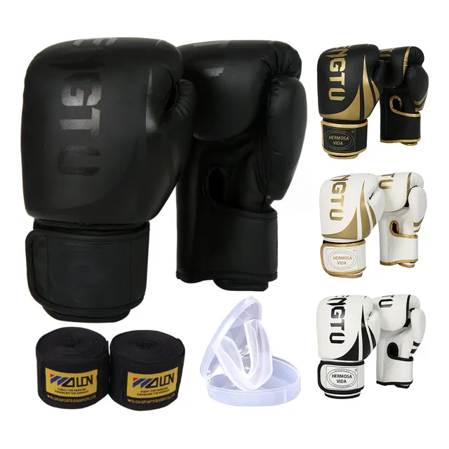 Guantes De Box Para Kickboxing,correa Velcro,stra,parte8-16