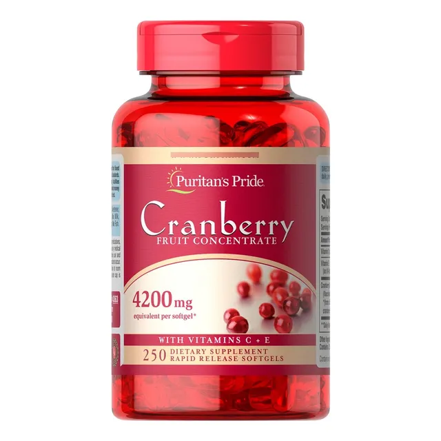 Arándano 4200 mg (250 cápsulas blandas) Puritans Pride Flavor