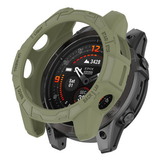 Compatible Funda De Reloj De Tpu Verde Para Garmin Epix Compatible Funda De Reloj De Tpu Verde Para Garmin Epix