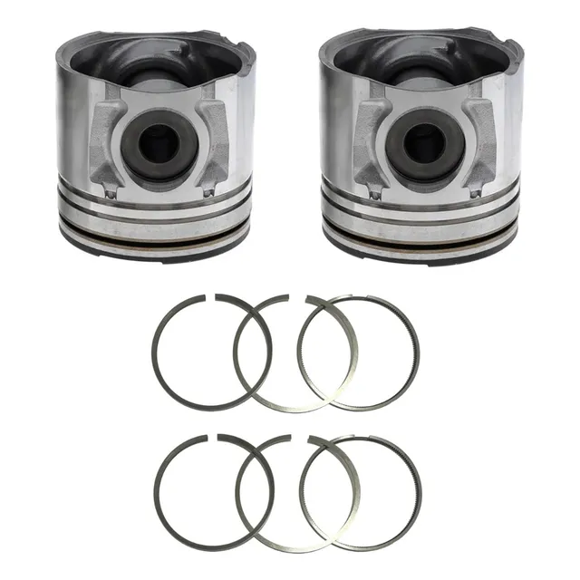 Kit 2 Pistões C/ Aneis Motor Mwm Sprint 4.07 S10 Troller Std
