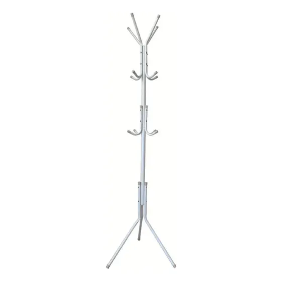 Perchero Pie 12 Ganchos Colgar Ropa Reforzado Moderno Hierro Känn Livet KL-Arbor Color Blanco