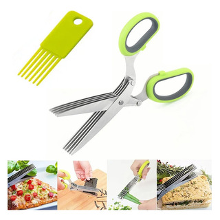 Kl Tijeras De Cocina For Cortar Verduras Con 5 Hojas Kl Tijeras De Cocina For Cortar Verduras Con 5 Hojas