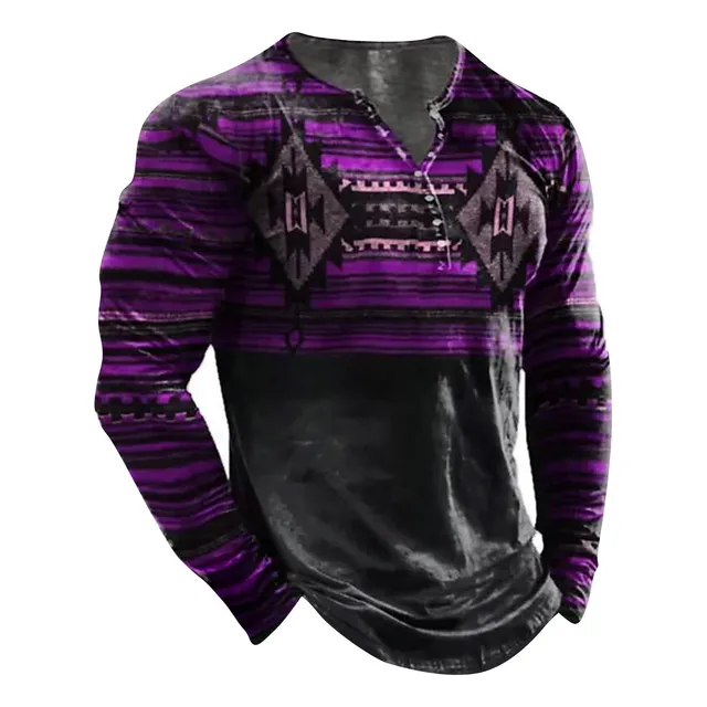 Ailezt Camiseta Manga Larga Para Hombre Impresion Digital 3d