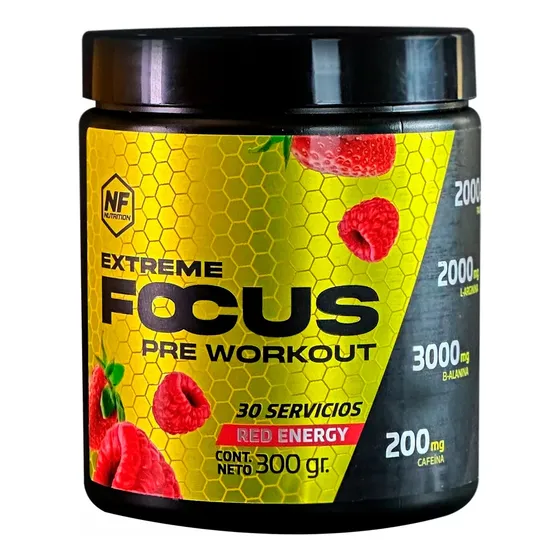Nf Nutrition Extreme Focus Suplemento Red Energy X 300g 3c