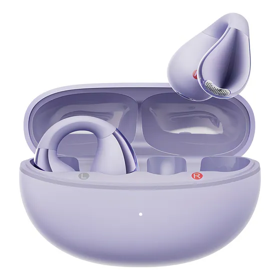 Qcy Crossky C30 Audífonos Con Clip Para La Oreja V5.4 Lila Color Violeta