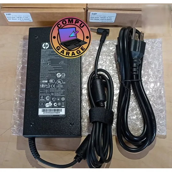 Cargador Original Laptop Hp Punta Azul 150w