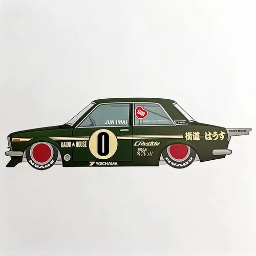 Kaido House Mini Gt Datsun Street 510 Racing V2 Cor Verde-musgo