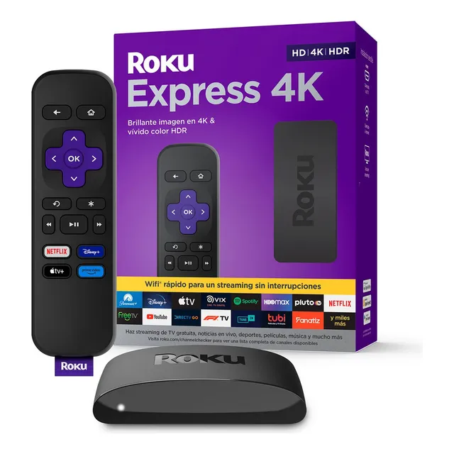 Roku 4k Express 4K 3940 estándar 4K 32MB negro con 512GB de memoria RAM