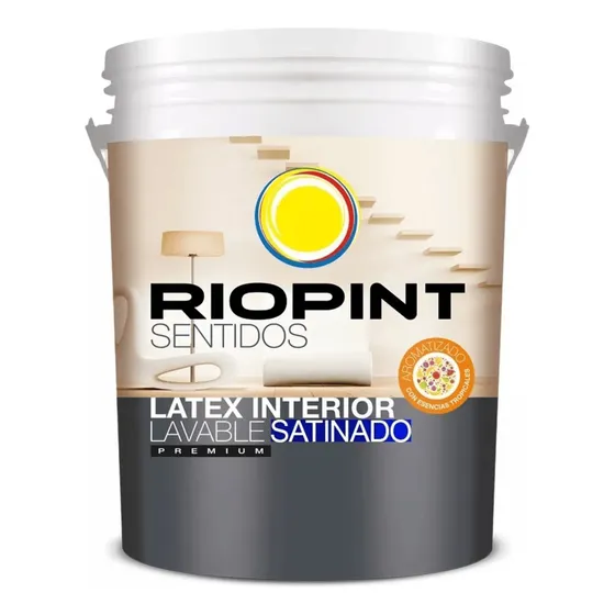 Latex Riopint Sentidos Lavable Satinado X 20 Lt - New Life