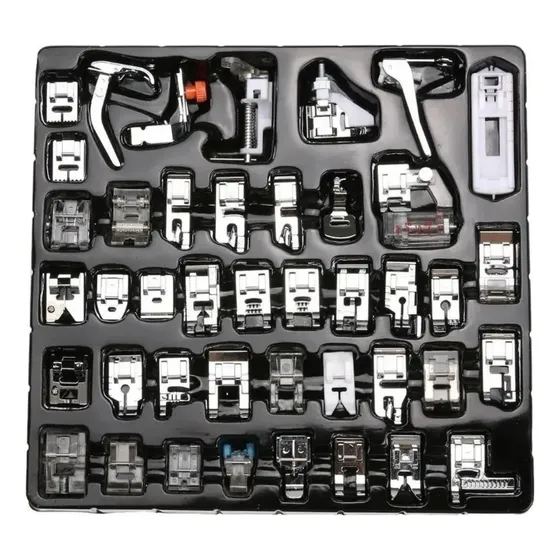 Veoquiero Kit De 42 Prensatelas Para Máquina De Coser Multifunción 23.5 X 25 Cm