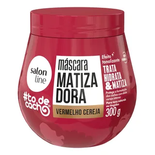 Salon Line Máscara Matizadora Vermelho Cereja 300g Todecacho Salon Line
