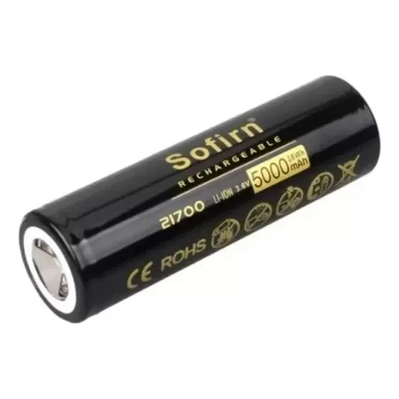 Sofirn 21700 bateria recarregável lítio 5000mah 3.7V