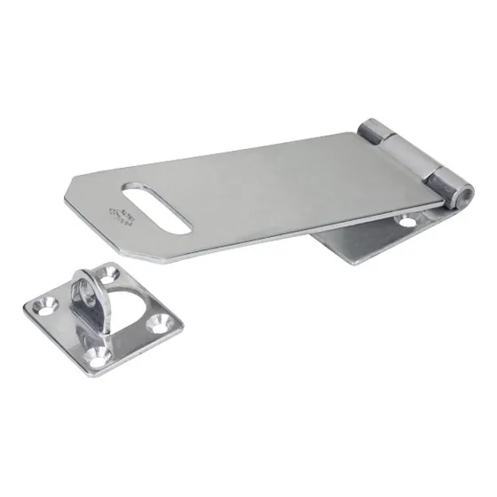 Porta Cadeado Trinco Ferrolho Fecho Grande De Inox 50x120mm