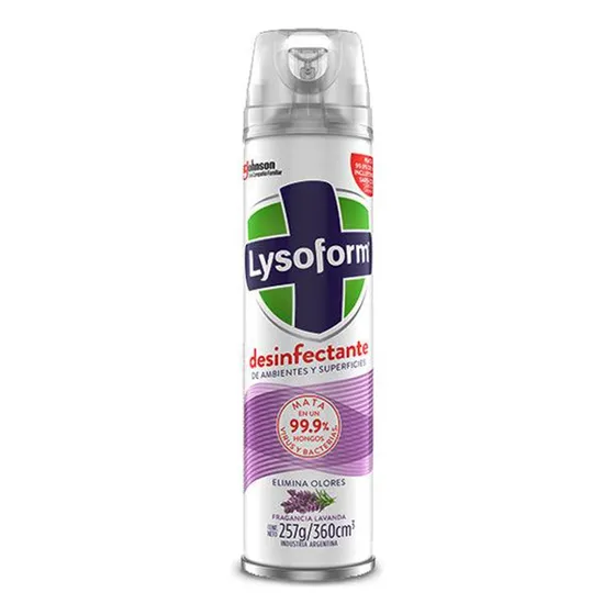 Lysoform Desinfectante De Amb. Y Superficie Lavanda 360 Cc