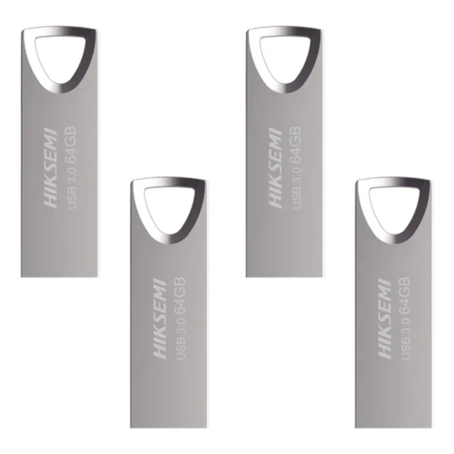 Pack X4 Memorias Usb 64gb /3.0 / Metalica /windows Mac Linux