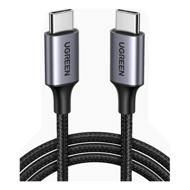 Cable Usb-c A Usb-c 2mts 60w Carga Rápida Negro Ugreen 50152