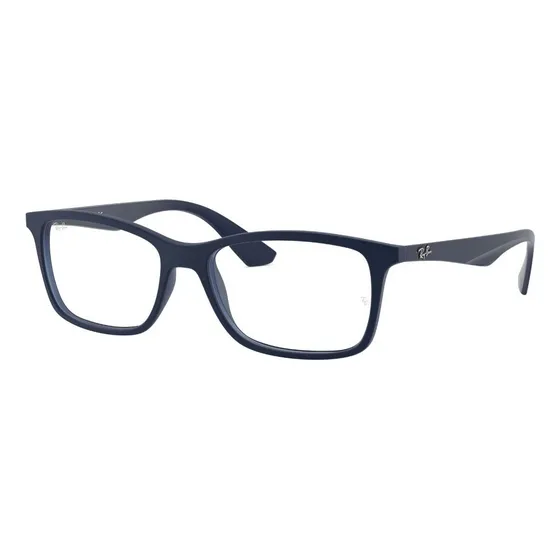 Armação Óculos De Grau Ray-ban Rx7047 5450 cor azul escuro tamanho 54