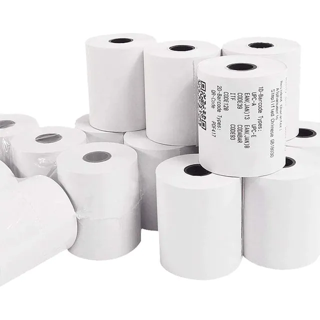 20 Rollos Papel Térmico De Alta Calidad 80x80 Mm Impresora