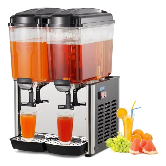 Dispensador De Bebidas Frias 36 Lt 2 Tanques Euker