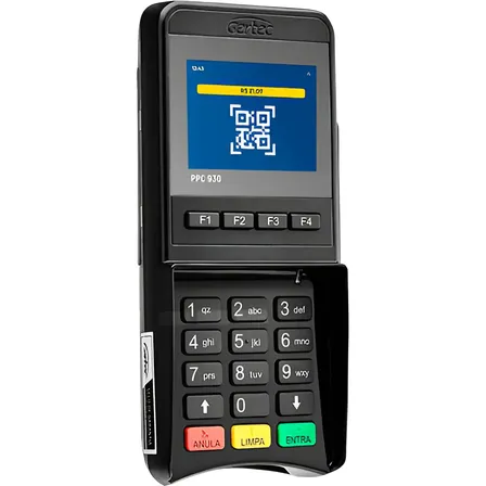 Pin Pad Gertec PPC 930 Preto