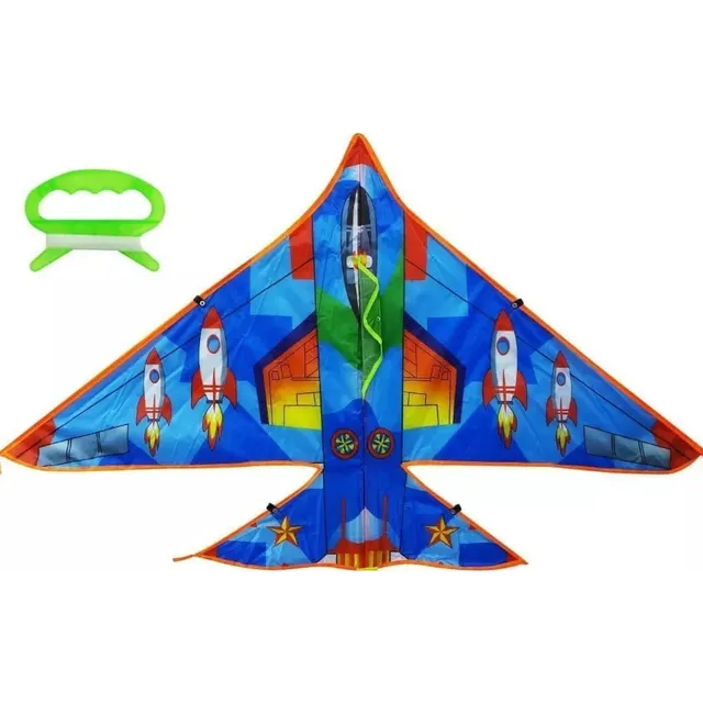 Cometa De Avión Para Niños 160 X 106 Cm En Tela Papagayo