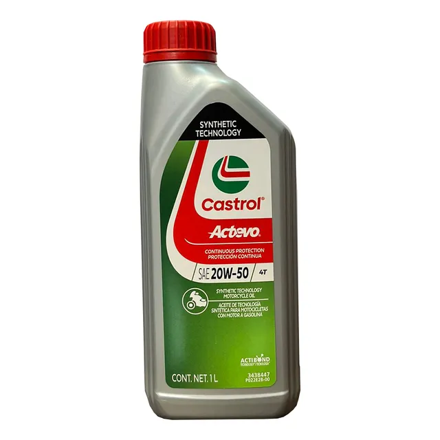 Aceite Semi Sintético Castrol Actevo 4t 1lts - Nany Motos