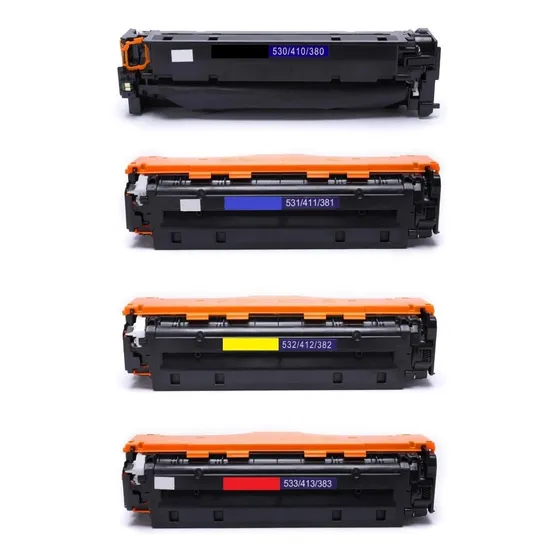 Kit 4x Toner Importado Cp2025 Cp2025dn Cp 2025 Cp 2025 Dn