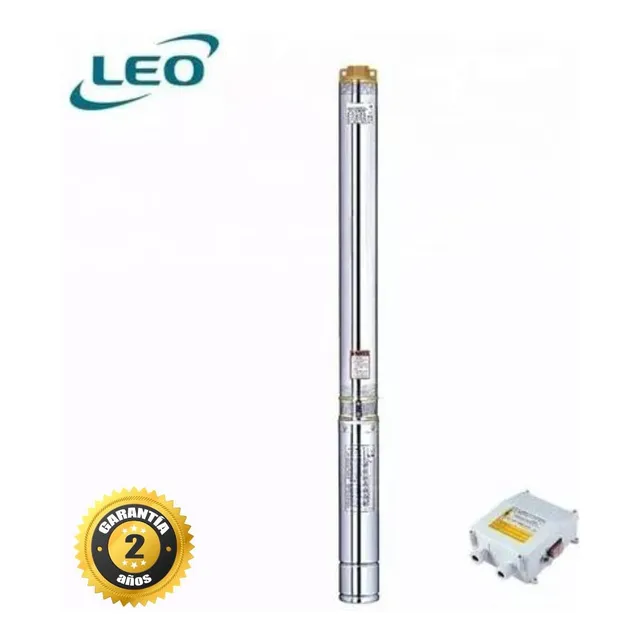 Bomba Sumergible 3hp 220v Monofasica Pozo  Profundo  Leo