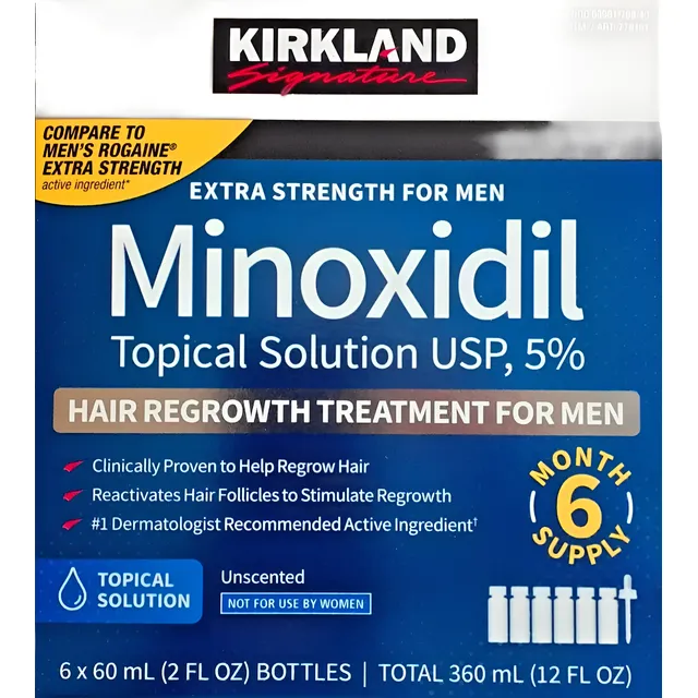 Minoxidil 5% Solución Tópica 6 Meses Tratamiento *ml* Sf M4