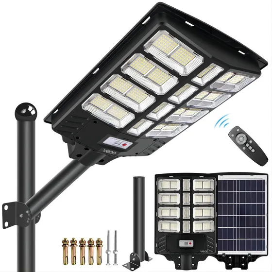 Llinpi® Luz Led Solar Exterior Iluminación Brillante 2600w