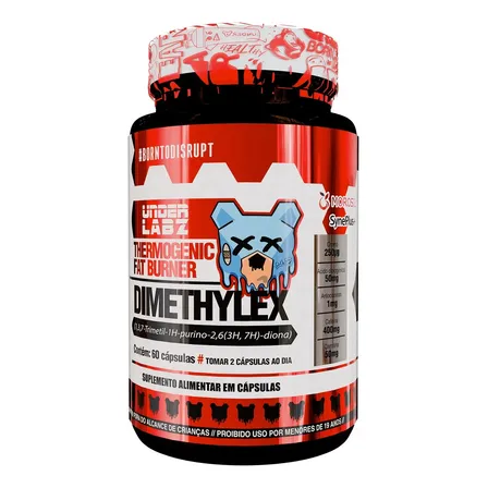 Dimethylex 60 Cápsulas Under Labz - Termogênico Sem Sabor
